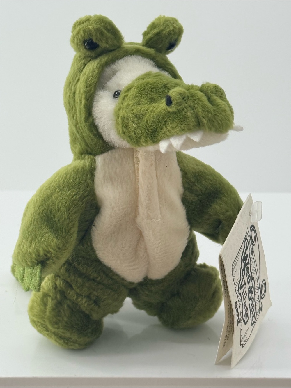 Bauer Olive Green and Cream Crocodile Plush Toy